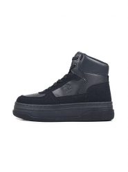 GAP Sneakersy "Paradise Mid II Bsc" w kolorze czarnym rozmiar: 37. Czarne trampki GAP, bez wzorów, za kostkę, bez zapięcia. Za 167.67 zł.