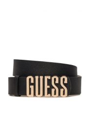 Guess Pasek Damski Meridian (BG) Belts BW9113 P4235 Czarny. Czarne paski Guess, z aplikacjami, ze skóry. Za 139.99 zł.