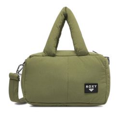Torebka Roxy. Zielone torebki klasyczne Roxy, bez wzorów, bez dodatków. Za 59.99 zł.