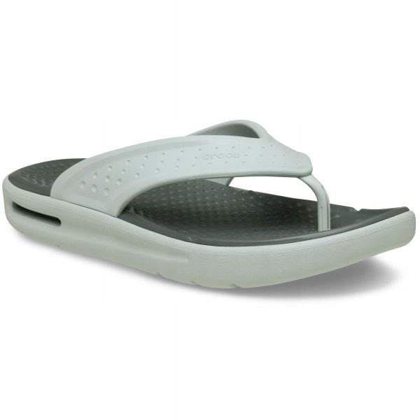 Japonki Dla Dorosłych Crocs In Motion Flip. Zielone klapki Crocs, bez wzorów, z materiału, bez obcasa. Za 239.99 zł.
