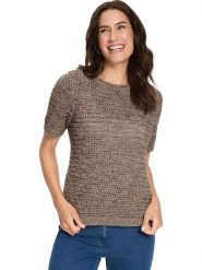 WITT WEIDEN Koszulka w kolorze brązowym rozmiar: 50. Brązowe bluzki WITT WEIDEN, bez wzorów, z bawełny, bez kołnierzyka, bez ramiączek. Za 69.99 zł.