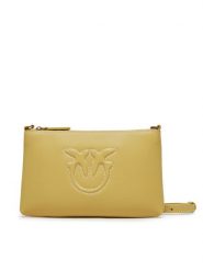 PINKO Torebka Flat Horizontal Mini PE 25 PCPL 104277 A2AN Zielony. Zielone listonoszki Pinko, bez wzorów, ze skóry, bez dodatków. Za 479.99 zł.