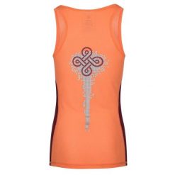 Damski tank top Kilpi Slinky. Brązowe topy Kilpi, xs, bez wzorów, z materiału, bez kołnierzyka, bez ramiączek. Za 138.03 zł.