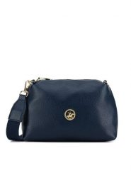 Beverly Hills Polo Club Torebka BHPC-K-033-06 Granatowy. Niebieskie listonoszki Beverly Hills Polo Club, bez wzorów, z materiału, bez dodatków. Za 159.99 zł.