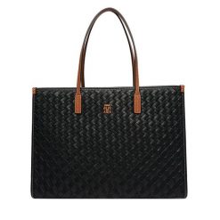 Torebka Tommy Hilfiger. Czarne shopper TOMMY HILFIGER, bez wzorów, bez dodatków. Za 749.99 zł.
