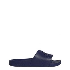 Klapki basenowe dla dorosłych Adidas Adilette Aqua. Niebieskie klapki Adidas, bez wzorów, bez obcasa. Za 96.99 zł.