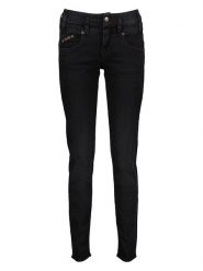 Herrlicher Dżinsy - Skinny fit - w kolorze czarnym rozmiar: W25/L30. Czarne jeansy Herrlicher, l, z aplikacjami. Za 136.13 zł.