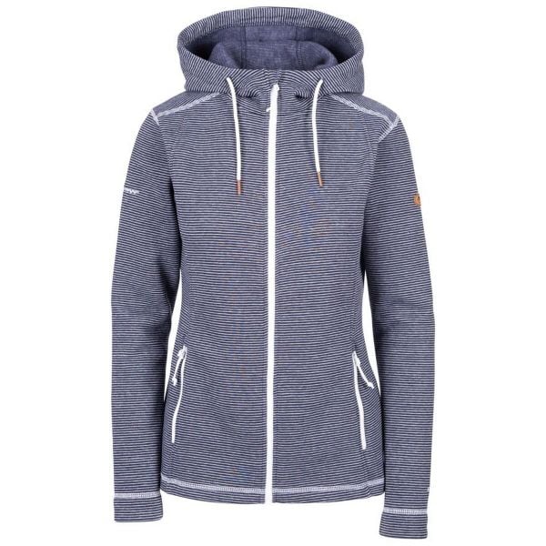 Bluza Polarowa Damska Rootless Stripe Marl AT200. Niebieskie bluzy Trespass, na zimę, xl, bez wzorów, z materiału, z kapturem. Za 194.99 zł.