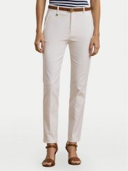 LAUREN RALPH LAUREN Spodnie materiałowe 200811955005 Biały Skinny Fit. Białe spodnie materiałowe Lauren Ralph Lauren, bez wzorów, z bawełny. Za 579.99 zł.