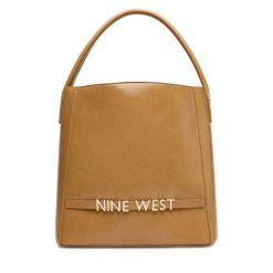 Torebka Nine West. Brązowe torebki klasyczne Nine West, bez wzorów, bez dodatków. Za 329.99 zł.