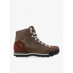 Buty trekkingowe damskie AKU Ultra Light Micro GTX. Brązowe trekkingi Aku, ze skóry, trekkingowe. Za 881.00 zł.