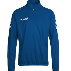 Bluza sportowa dla dorosłych Hummel Core 1/2 Zip Sweat. Niebieskie bluzy Hummel, xl, bez wzorów, bez kaptura. Za 89.00 zł.