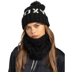 Czapka z mankietem dla Kobiety TONIC Czarny. Czarne czapki Roxy, bez wzorów, z materiału. Za 199.00 zł.