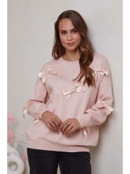 Soft Cashmere Sweter w kolorze jasnoróżowym rozmiar: 34/36. Różowe swetry Soft Cashmere, bez wzorów, bez ramiączek. Za 74.81 zł.