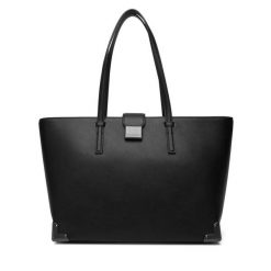 Torebka KARL LAGERFELD. Czarne shopper KARL LAGERFELD, bez wzorów, bez dodatków. Za 1,499.00 zł.
