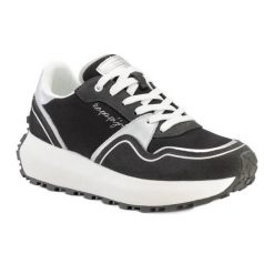 Buty damskie Napapijri Katrina. Czarne trekkingi Napapijri, trekkingowe. Za 249.99 zł.