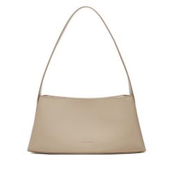 Torebka Calvin Klein. Brązowe torebki klasyczne Calvin Klein, bez wzorów, bez dodatków. Za 649.99 zł.