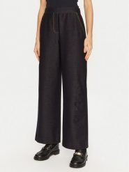 Max Mara Leisure Spodnie materiałowe Foggia 2426786108 Granatowy Wide Leg. Niebieskie spodnie materiałowe Max Mara Leisure, s, bez wzorów, z materiału. Za 539.99 zł.