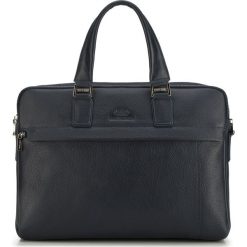 Torba na laptopa 20-3-048-N. Niebieskie torby na laptopa Wittchen, bez wzorów, z tłoczeniem, bez dodatków. Za 999.00 zł.