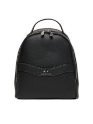 Armani Exchange Plecak XW000924 AF13676 UC001 Czarny. Czarne plecaki Armani Exchange, bez wzorów, ze skóry. Za 659.99 zł.