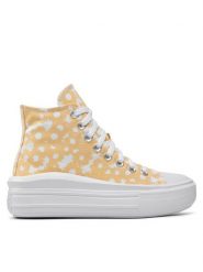 Converse Trampki Chuck Taylor All Star Mowe Hi A01194C Żółty. Żółte trampki Converse, bez wzorów, z materiału, bez zapięcia. Za 229.99 zł.