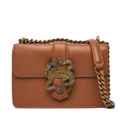 Torebka Just Cavalli. Brązowe torebki klasyczne Just Cavalli, bez wzorów, bez dodatków. Za 669.99 zł.