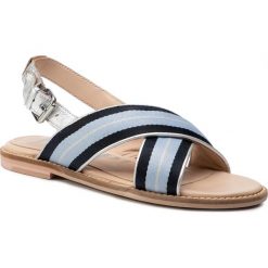 Sandały JOOP! - Liliana 4140004494 Light Blue 401. Niebieskie sandały Joop!, bez wzorów, z materiału, bez obcasa, na obcasie, bez zapięcia. Za 599.00 zł.