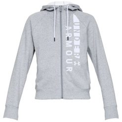 Bluza w kolorze jasnoszarym. Szare bluzy Under Armour, xs, bez wzorów, bez kaptura. W wyprzedaży za 129.95 zł.