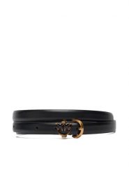 PINKO Pasek Damski Tamboril H1,4 Belt 20252 PLT01 105482.A2QP Czarny. Czarne paski Pinko, bez wzorów, ze skóry. Za 539.99 zł.
