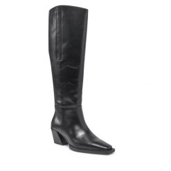Kozaki Vagabond Shoemakers. Czarne kozaki Vagabond Shoemakers, bez obcasa, na słupku, bez zapięcia. Za 1,099.00 zł.