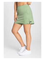 Super.natural Spódnica sportowa w kolorze zielonym rozmiar: S. Zielone spódnice super.natural, na co dzień, s, bez wzorów, z wełny, sportowe, proste. Za 130.99 zł.