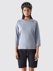 4F Koszulka sportowa w kolorze błękitnym rozmiar: M. Niebieskie koszulki sportowe 4f, bez wzorów, z materiału, bez ramiączek, outdoorowe. Za 91.34 zł.