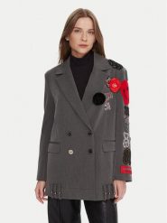 LOLA CASADEMUNT Marynarka LF2502015 Szary Oversize. Szare marynarki i żakiety LOLA CASADEMUNT, l, bez wzorów, z syntetyku. Za 1,099.00 zł.