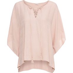 Tunika bonprix matowy beżowy. Brązowe tuniki bonprix, bez wzorów, bez kołnierzyka, bez ramiączek. Za 79.99 zł.