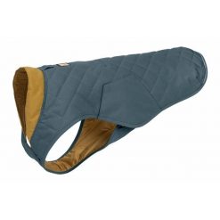 Płaszcz dla psa Ruffwear Stumptown. Niebieskie płaszcze RUFFWEAR, s, bez wzorów, z materiału, bez kaptura. Za 552.00 zł.