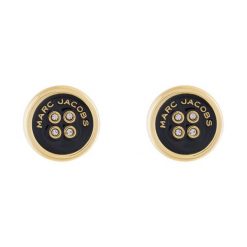 Kolczyki Marc Jacobs. Żółte kolczyki Marc Jacobs, złote. Za 359.99 zł.