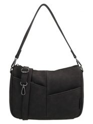 Beagles Skórzana torebka "Lourenza" w kolorze czarnym - 26 x 18 x 11 cm rozmiar: onesize. Czarne torby na ramię Beagles, bez wzorów, z materiału, na ramię, bez dodatków. Za 101.23 zł.