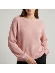 MOSS COPENHAGEN Sweter "Silda Rachelle" w kolorze jasnoróżowym rozmiar: M/L. Różowe swetry Moss Copenhagen, l, bez wzorów, bez ramiączek. Za 131.43 zł.