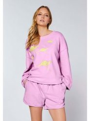 Chiemsee Bluza w kolorze jasnoróżowym rozmiar: XS. Różowe bluzy Chiemsee, xs, bez wzorów, z bawełny, bez kaptura. Za 124.95 zł.