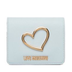 Portfel LOVE MOSCHINO. Niebieskie portfele Love Moschino, bez wzorów. Za 399.99 zł.