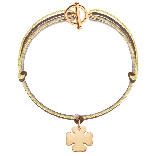 Bransoletka Cinammon. Brązowe bransoletki Lilou, pozłacane. Za 207.00 zł.