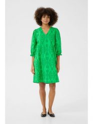 CULTURE Sukienka w kolorze zielonym rozmiar: L. Zielone sukienki Culture, l, bez wzorów, z bawełny, bez kołnierzyka, bez ramiączek, midi. Za 243.95 zł.