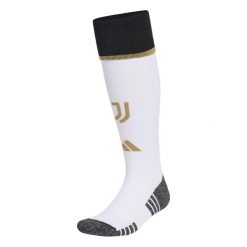 Getry podstawowe Juventus 26/27. Białe legginsy sportowe Adidas, l, bez wzorów, z bawełny, do piłki nożnej. Za 99.95 zł.