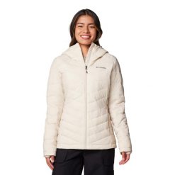 Kurtka sportowa damska Joy Peak Hooded Jacket W. Brązowe kurtki sportowe Columbia, m, bez wzorów, z poliesteru, bez kaptura, trekkingowe. Za 599.99 zł.