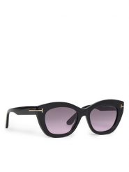 Tom Ford Okulary przeciwsłoneczne FT1285 Czarny. Czarne okulary przeciwsłoneczne Tom Ford, bez wzorów. Za 1,559.00 zł.