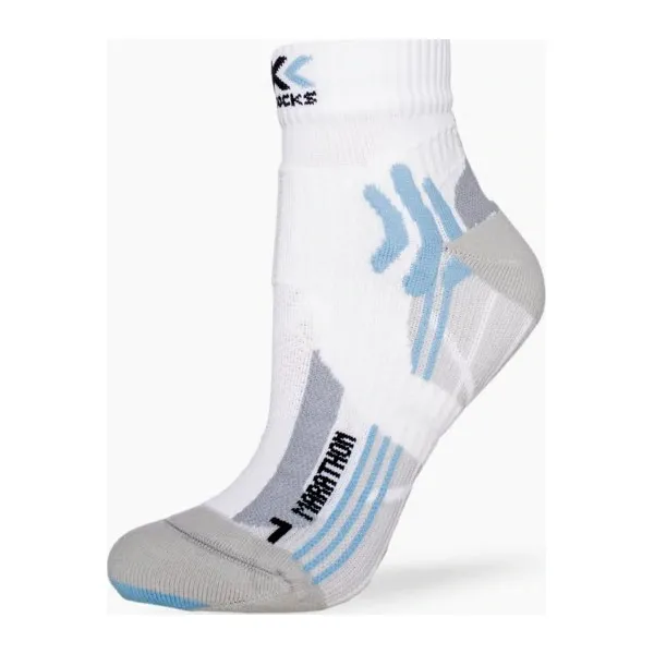 X-Socks Skarpety Marathon Lady , biały, rozmiar XS. Białe skarpety X Socks, bez wzorów, z nylonu. W wyprzedaży za 59.99 zł.