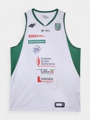 4F Tank top replika domowy z sezonu 2023/24 damski 4F x AZS UMCS Lublin - multikolor XL. Topy 4f, xl, bez wzorów, z dzianiny, bez kołnierzyka, bez ramiączek. W wyprzedaży za 79.99 zł.