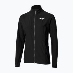 Bluza tenisowa damska Mizuno Frontier Shadow W. Czarne bluzy Mizuno, xl, bez wzorów, z elastanu, bez kaptura. Za 209.99 zł.