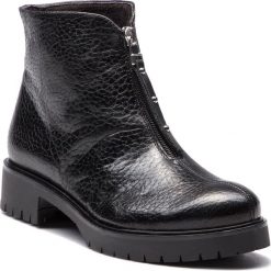 Botki GINO ROSSI - Donata DBH959-R78-0422-9999-F 99/99. Czarne botki Gino Rossi, bez wzorów, z materiału, bez obcasa, bez zapięcia. W wyprzedaży za 339.00 zł.