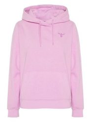 Chiemsee Bluza w kolorze fioletowym rozmiar: XS. Różowe bluzy Chiemsee, xs, bez wzorów, z bawełny, z kapturem. Za 114.17 zł.